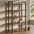 thumbnail image 2 of Signature Design by Ashley Merriton 71" Bookcase in Brown, 2 of 7