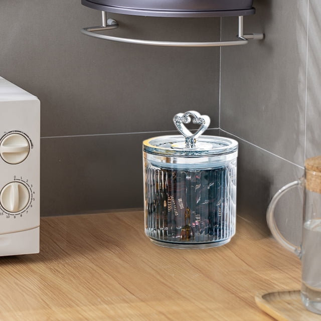 Organizers and Storage,Plastic Sealed Jars Kitchen Organizer Clear Storage Jars with Lids,Organizers and Storage for Kitchen,Bathroom Storage Organizer,Glass Storage Jars