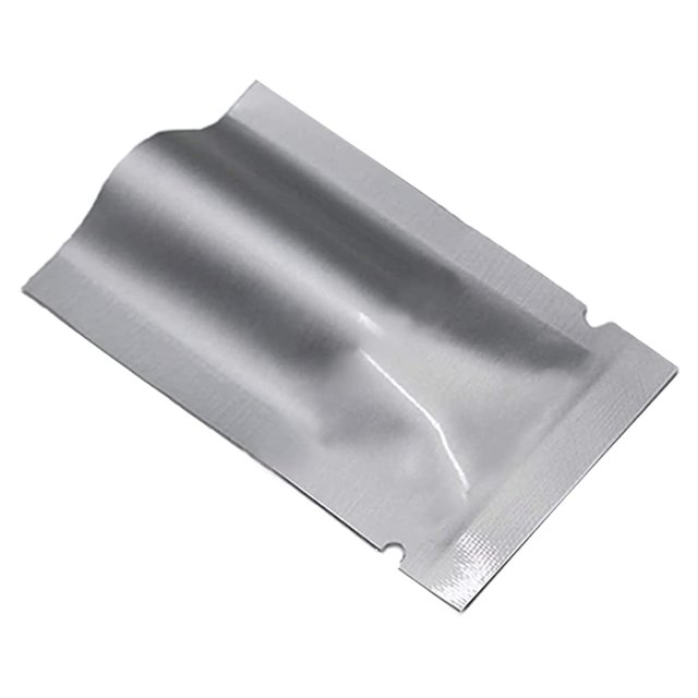 MITOB Silver Mylar Bags Pure Aluminum Foil Flat Food Storage Bag 3.9 Mil Open Top Heat Seal Vacuum Pouch for Coffee Beans Candy (500, 2.36x3.54 inch)