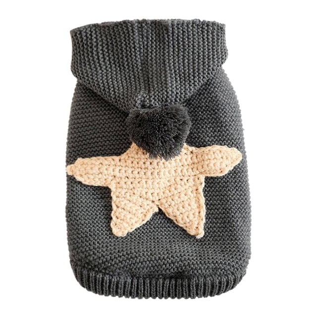 2025 Winter Warm Dog Clothes Pet Clothes Rack Hanger Puppy Jacket Coat Small Pet Clothes For Large Dogs And Medium Sized Dogs Pet Clothes Closet Hooded Knitted Sweater Pet Clothing