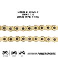 thumbnail image 4 of Niche Gold 428 X-Ring Chain 136 Links With Master Link Motorcycle 519-CDC2593H, 4 of 8