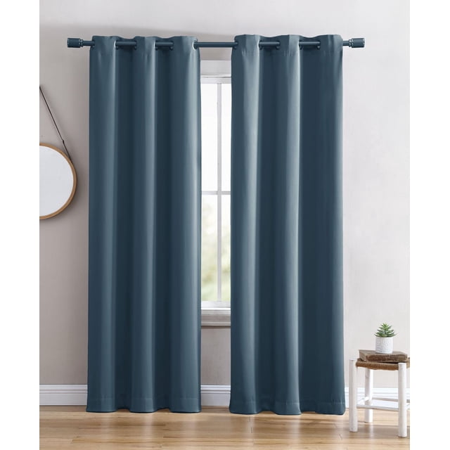 Solid Blackout Grommet Window Panel