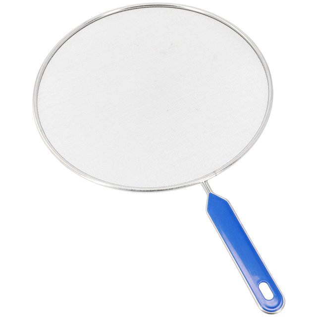 Cooking Tool Kitchen Gadget Guard Oil Net Stainless Steel Kitchen Cooking Frying Splash Cover Pan Screen 21cm 25cm