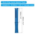 thumbnail image 2 of Unique Bargains Poignée de Rétrécissement de 10 Pouces, Distributeur de Pellicule Extensible 4 Pcs Distributeur de Film Extensible Petit Manuel pour Déménagement de Meubles, Bleu, 2 of 5