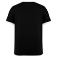 thumbnail image 5 of HXWCHs T-Shirt Uni pour Femme Résistant aux Plis T-Shirt Classique à Col Rond pour Femme avec Garniture Contrastante Élégante pour un Confort Décontracté m Noir, 5 of 5