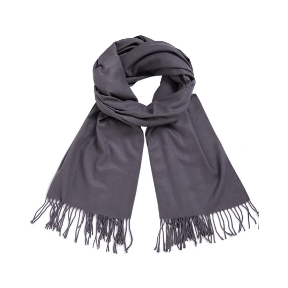 Scarf women warm autumn checkered pashmina scarves with tassels