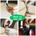 thumbnail image 4 of Compatible avec Nespresso Capsule de Café en Acier Inoxydable Réutilisable Rechargeable Capsule de Café Tasse Filtre avec Brosse Cuillère Anneau à Pression de Poudre, 4 of 7