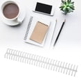 thumbnail image 3 of 10pcs Comb Binding Spines, Large Capacity Durable Book Part For Teacher Student Notebook File Making, 3 of 8