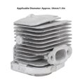 thumbnail image 3 of Chainsaw Cylinder Piston Parts, Cylinder Piston Assembly High Hardness  For Maintenance, 3 of 8