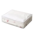 thumbnail image 2 of Meitianfacai Folding Plastic Storage Box For Storage Under The Bed Odorless Moistureproof Trash Can Suitable For Pillows Coats Blankets White Translucent, 2 of 7