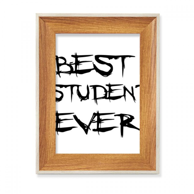 Best Student Ever Teacher Quote Desktop Wooden Photo Frame Display Picture Art Painting Multiple Sets