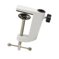 thumbnail image 2 of Bunblic Desktop Mounting Clamp Camera Mount Clamp Heavy Duty Sturdy Desktop Bracket Magnifying Glass Lamp Base for Studio Video Light White Aluminum, 2 of 8