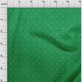 thumbnail image 3 of oneOone Georgette Viscose Green Fabric Asian Block Floral Craft Projects Decor Fabric Printed By The Yard 42 Inch Wide, 3 of 4