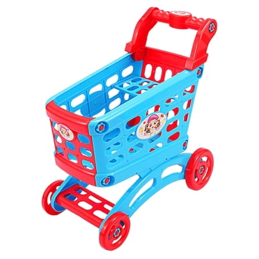 kjfeif Liquidation Chariot Jouets Jouets Jouets pour Enfants Panier d'Épicerie pour Panier d'Épicerie Mini Panier d'Épicerie Mini Panier Panier Jouet Modèle de Panier d'Achats, Support de Jouets de Rangement de Bureau, Jeu de Magasin de Maison de Poupée de Fête