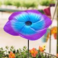thumbnail image 3 of Visland Bird Bath with Metal Stake Simple Installation Weather-Resistant Adjustable Height Outdoor Bird Feeder Stand Decor, 3 of 8