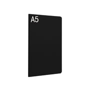 Black A5 Kraft Paper Notebook Student Ordinary Exercise Book Environmentally Friendly Kraft Paper Horizontal Line Notebook For School Office Journaling 8.07X5.51 Inches 0.17Lb