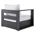 thumbnail image 2 of Modway Tahoe Outdoor Patio Powder-Coated Aluminum 4-Piece Set in Gray White, 2 of 10