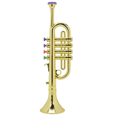 Trompette pour Enfant, Instrument de Musique Klaxon Trompette pour Enfants, Cadeau Musical Fournitures d'Enseignement pour Débutants pour Performances sur Scène pour Passionné