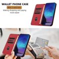 thumbnail image 3 of Case for Motorola MOTO G15 Power Card Slots Holder Wallet Kickstand Folio Flip PU Leather Magnetic, 3 of 5
