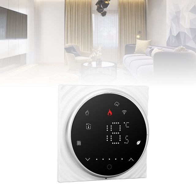 Smart Home Thermostat, LED Display Control Programmable For All Installation Environments, 86mm Square Box