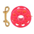 thumbnail image 3 of Diving Reel,  Flared Shape Finger Reel Fluorescent Orange Wire  for Cave Diving Orange,Black,,Yellow, 3 of 8