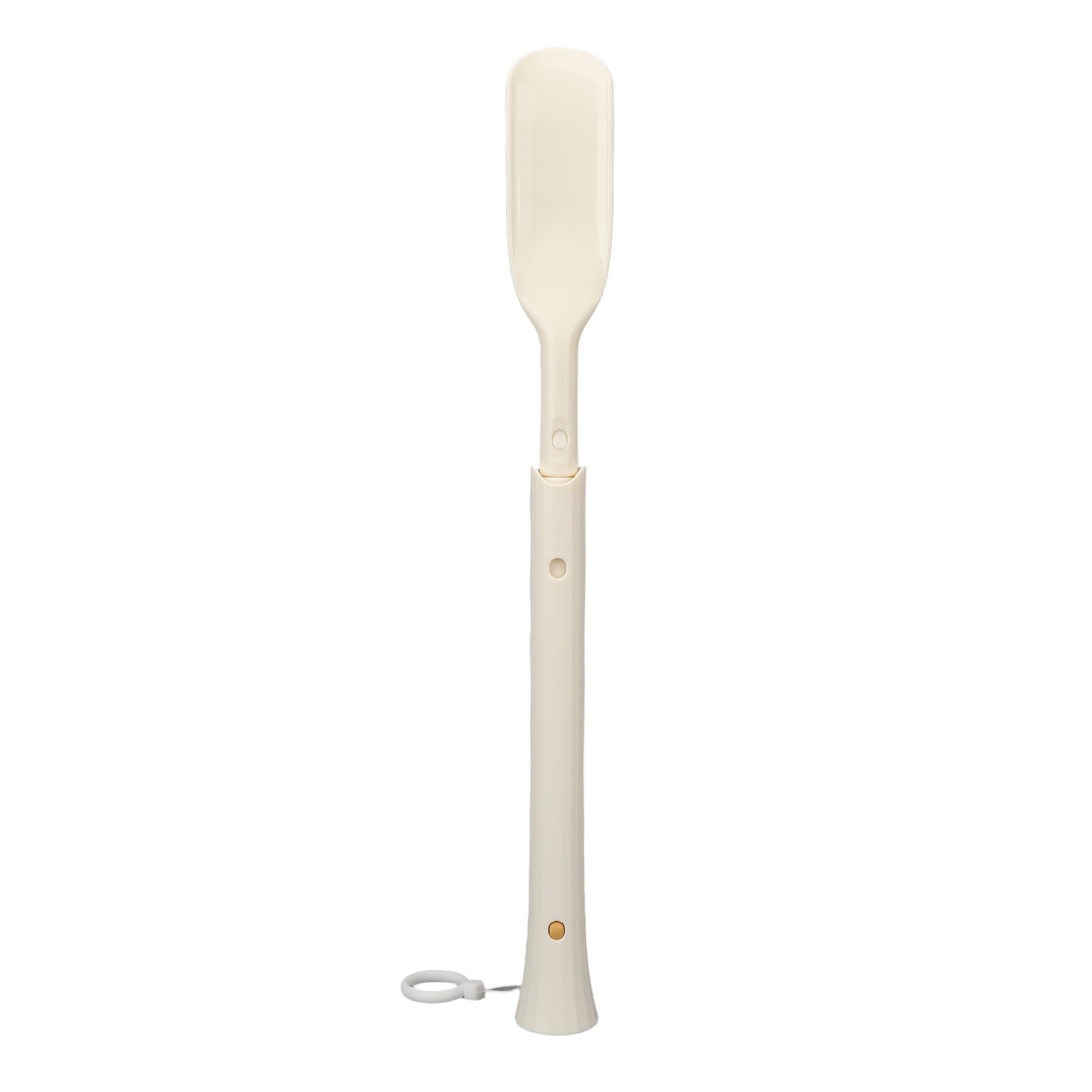 Shoe Helper Stick, Beige Foldable Detachable Shoe Horn Stick Long Handle for High Heels for Home