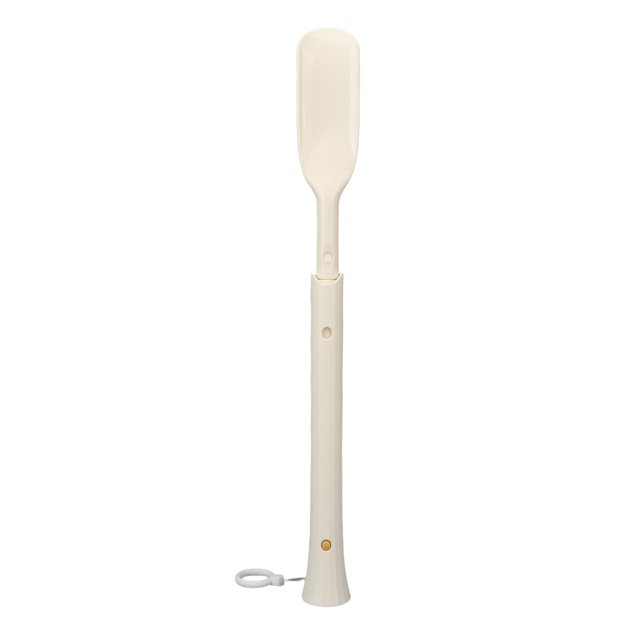 Shoe Helper Stick, Beige Foldable Detachable Shoe Horn Stick Long Handle for High Heels for Home