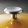 thumbnail image 4 of Tramontina Bestow Poêle en Fonte Émaillée de 12 Pouces avec Couvercle, Lever de Soleil avec Bouton en Acier Inoxydable, Compatible Four, 4 of 6