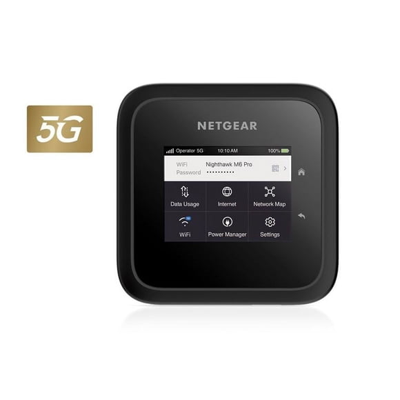 Netgear - Netgear Nighthawk M6 Pro - Point d'Accès Mobile - 5G - 4 Gbps - Wi-Fi 5, Wi-Fi 6E