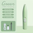 thumbnail image 2 of Electric Pet Clippers Cats Dog Foot Hair Trimmer Pet Paw Hair Clipper Shaver Grooming Machine With LED, 2 of 6
