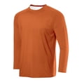 thumbnail image 1 of LOVZFMLL Men's Shirts, Solid Essential Crew Neck T-Shirts, Casual Everyday Versatile for Layering, Relaxed Fit Fall Clothes, 1 of 2