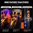 thumbnail image 4 of Slot Car Race Track Sets with 4 High-Speed Racing Slot Cars Electric Dual Racing Game with 2 Controllers Circular Overpass Track Featuring Flash Bridge Pendulum Gifts Toys for Boys Kids Age 6 7 8-12, 4 of 7