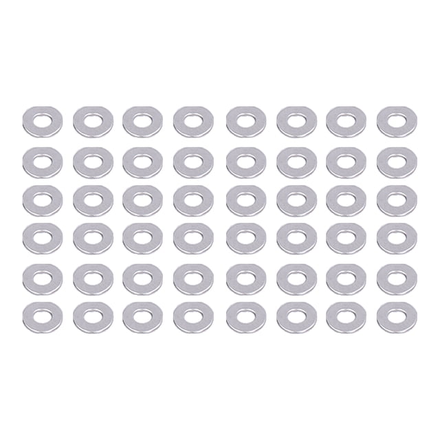 Kit d'Assortiment de Rondelles Plates, Remplacement Facile DIN125 pour Réparation Automobile pour Appareils Industriels M2,M2.5,M3,M4,M5,M6,M8,M10,M12