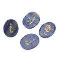 thumbnail image 4 of 4Pcs Reiki Symbols Stones, Smoother Surfaces Engraved Meditation Ornament Gift For Home Decoration, 4 of 8