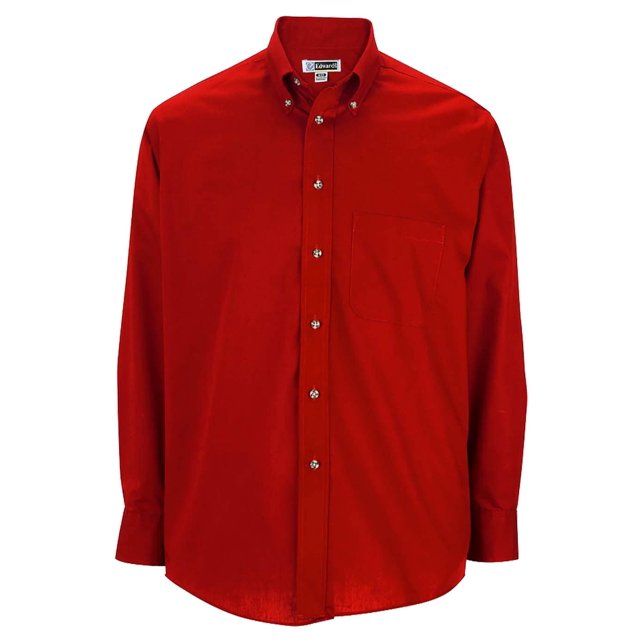 Edwards Men's Easy Care Long Sleeve Poplin Shirt