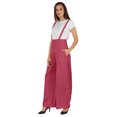 thumbnail image 3 of Bimba Stylish Solid Dungaree For Womens Adjustable Strap Loose Rayon Romper Pants, 3 of 6
