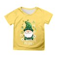 thumbnail image 2 of WEAIXIMIUNG T-Shirt Imprimé à Manches Courtes pour Enfants de la Saint-Patrick, Chemise Décontractée 110, 2 of 4