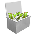 thumbnail image 2 of EDTara Commercial Drop-In Ice Chest, Stainless Steel Bin for Outdoor Ice Bar and Cold Beverage Storage, 2 of 9