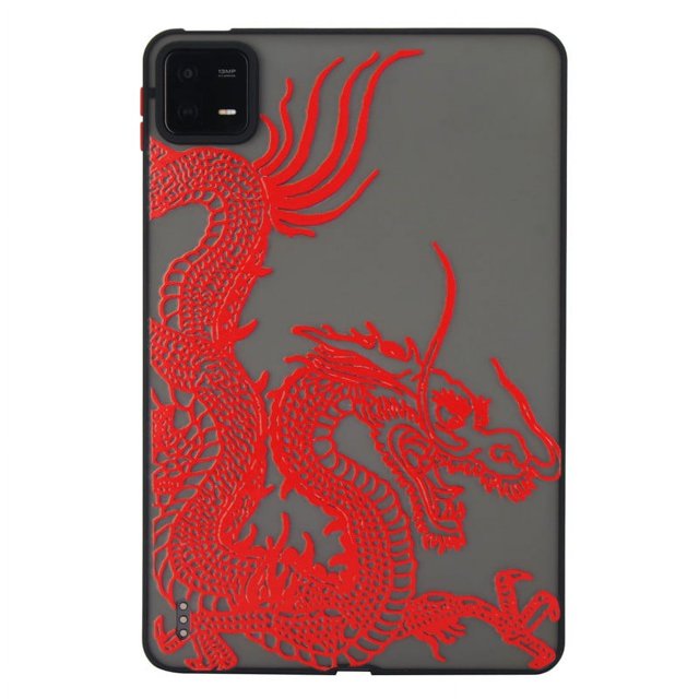 Chinese Style Dragon loong shockproof Tablet cases For Xiaomi Pad 5 6 Pro 11 inches matte Protection Back Cover Case Funda Capa 3 Xiaomi Pad 5Pro 11in