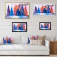 thumbnail image 4 of Designart Arbres de Noël Abstraits Cadre Flottant Traditionnel Art Mural, 4 of 4