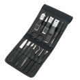 thumbnail image 1 of Professional Lemon Yellow Nail Clippers Set Pedicure Kit Stainless Steel with Luxurious Travel Case, 1 of 5