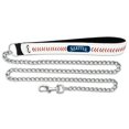 thumbnail image 1 of MLB Seattle Mariners Laisse Chaîne en Cuir de Baseball, 3,5 mm, 1 of 2