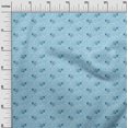 thumbnail image 3 of oneOone Cotton Silk Light Blue Fabric Ocean Wave Sewing Craft Projects Fabric Prints By Yard 42 Inch Wide, 3 of 4