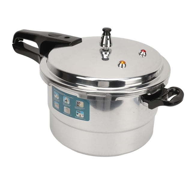Aluminum Pressure Cooker, Pressure Canner With Heat Quickly, Even Heat Distribution, Induction Stove And Open Fire Dual Use, Fast Cooking Pot, Pressure Cooker For Canning