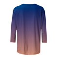 thumbnail image 4 of Hauts à Manches 3/4 pour Femmes Mode pour Femmes T-Shirt Ample Imprimé Blouse à Manches 3/4 Col Rond Hauts Décontractés T-Shirts en Coton Femmes T-Shirts pour Femmes Mode T-Shirts à Manches 3/4 pour Femmes, 4 of 5