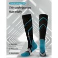 thumbnail image 2 of 6 Paires de Bas de Compression pour Femmes Hommes Circulation 20-30 mmHg Bas de Compression pour Course Infirmière Enflure Voyage Vol, 2 of 8
