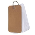 thumbnail image 4 of Flash Cards with Binder Rings, 8-Pack 400-Piece Study Cards, Note Cards, Memo Scratch Pads, Mini Index Cards, Perfect for Language Learning, 50 Blank Sheets Each Pad, 250gsm, White, 2.2 x 3.5 inches, 4 of 5