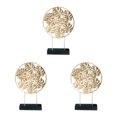 thumbnail image 4 of maskred Contemporary Nordic Home Office Desktop Decor with Iron Accessories Gold M 3Set, 4 of 6