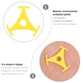thumbnail image 4 of OULII Adaptateur d'Enregistrement Triangulaire Installation Facile ABS Jaune 1Pcs, 4 of 8