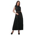 thumbnail image 1 of Moomaya Robe d'Été Sans Manches Chemise à Boutons Tenues Décontractées Femmes Grande Taille, 1 of 4